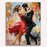 Passionate Dancing Couple