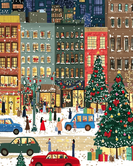 Christmas Mountain Snow Scenery #101