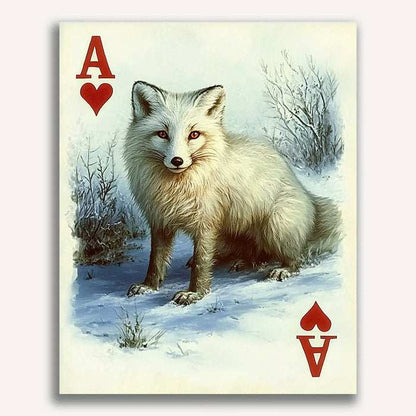 Ace of Hearts - Arctic Fox