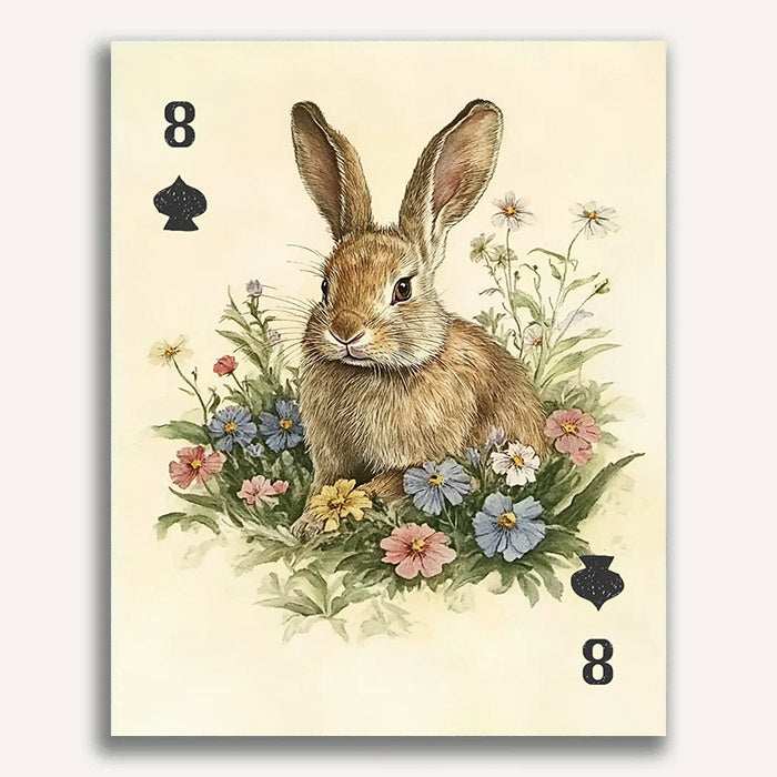 8 of Spades - Skittish Rabbit