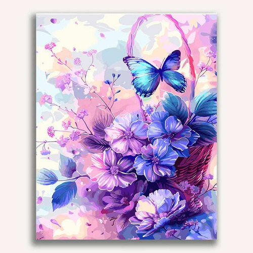 Butterfly Flower Basket - ColourCrash