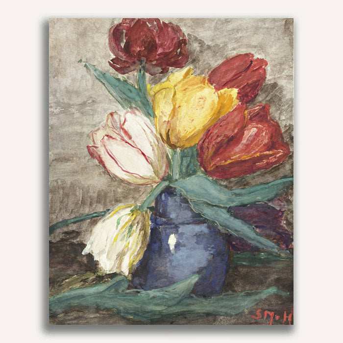 Tulips in a Vase - ColourCrash