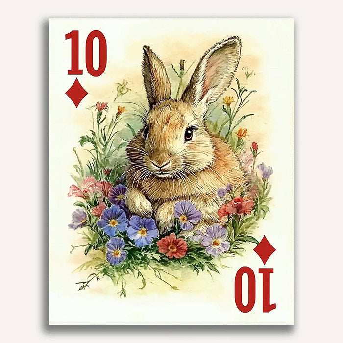 10 of Diamonds - Skittish Rabbit