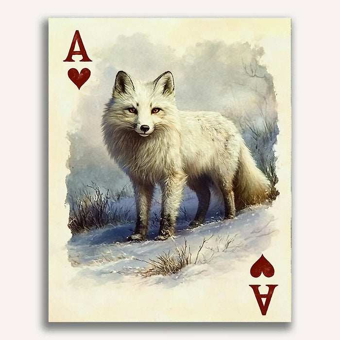 Ace of Hearts - Arctic Fox