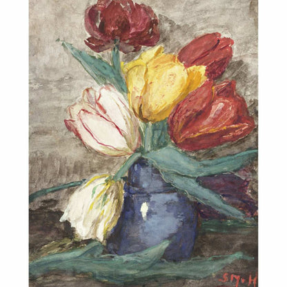 Tulips in a Vase - ColourCrash