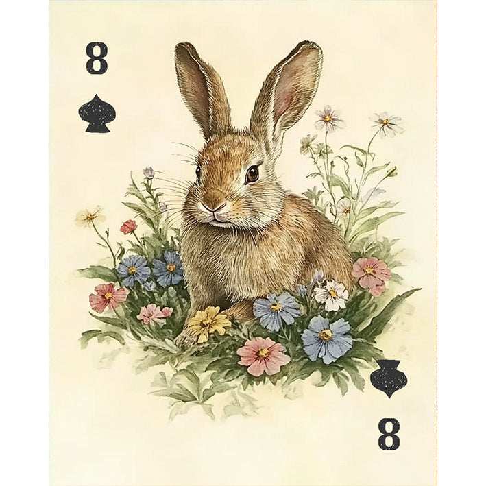 8 of Spades - Skittish Rabbit