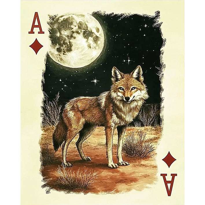 Ace of Diamonds - Gray Wolf