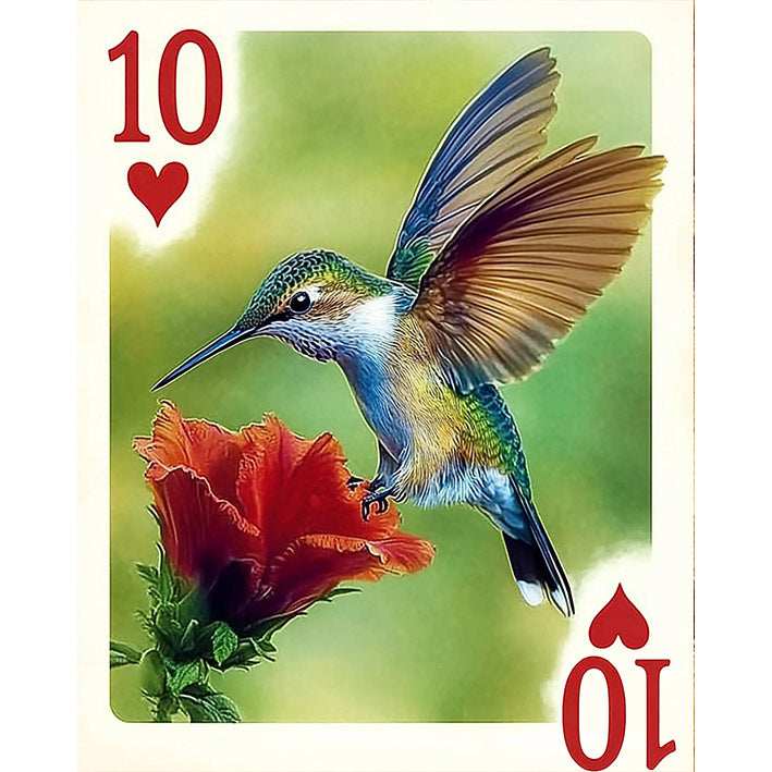 10 of Hearts - Hummingbird