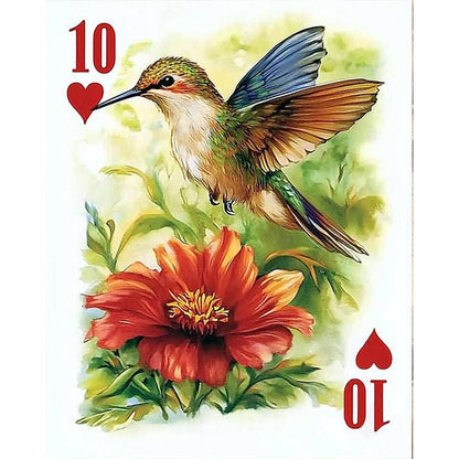 10 of Hearts - Hummingbird