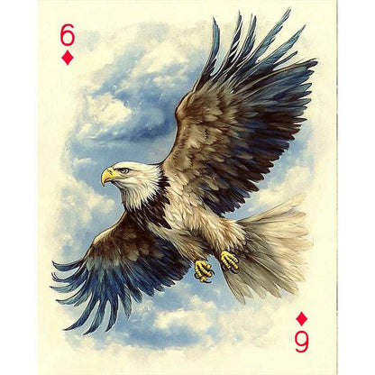 6 of Diamonds - Soaring Hawk