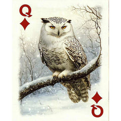 Queen of Diamonds - Regal Owl
