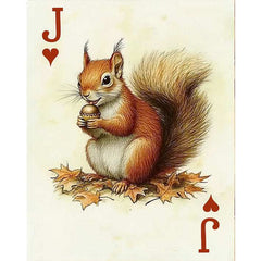 Jack of Hearts - Red Squirrel