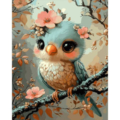 Bird on a branch. - ColourCrash