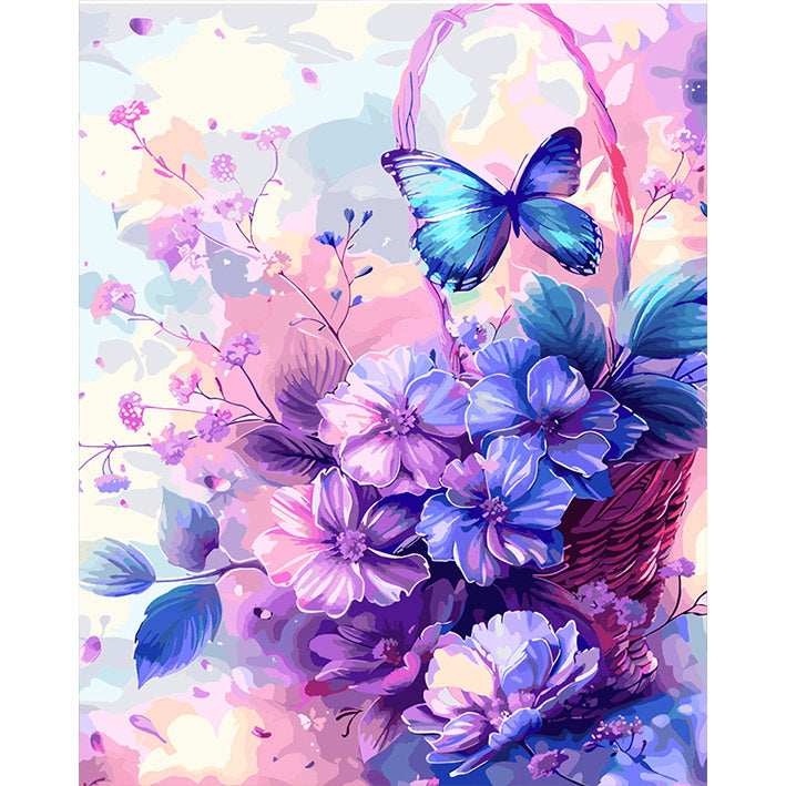 Butterfly Flower Basket - ColourCrash