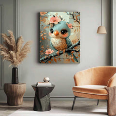 Bird on a branch. - ColourCrash