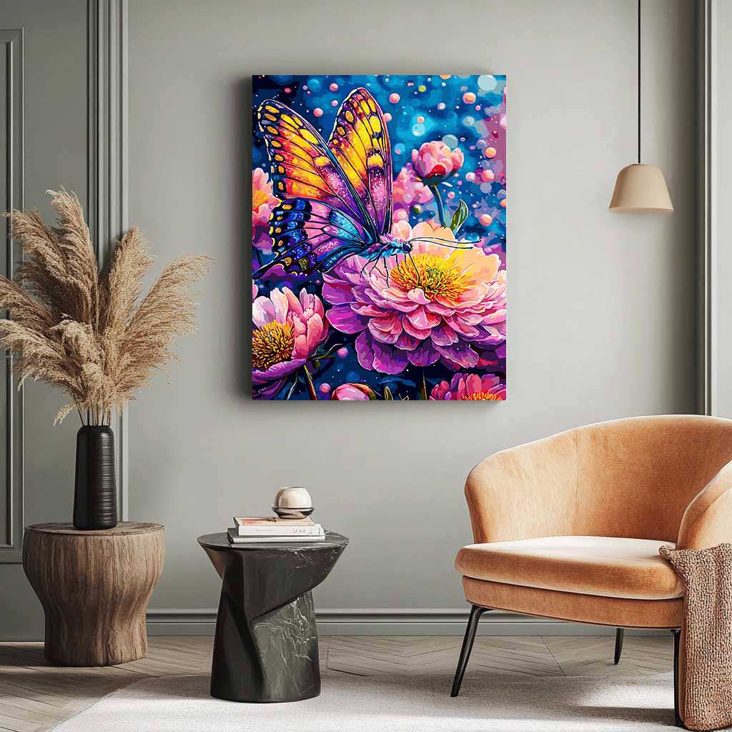 Flowers on a butterfly - ColourCrash