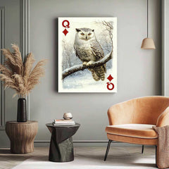 Queen of Diamonds - Regal Owl