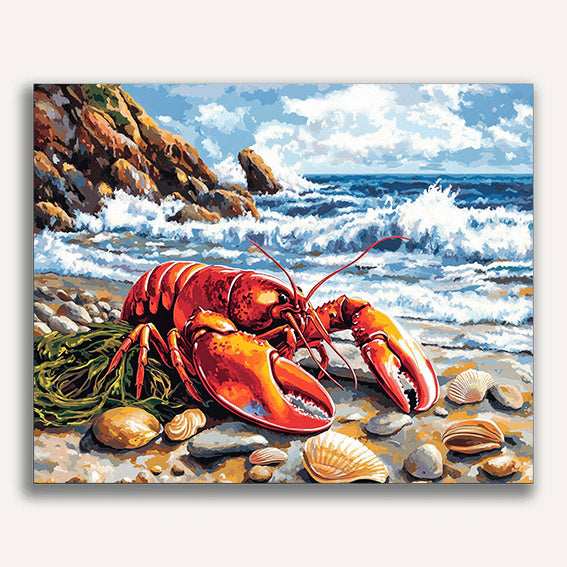Lobster in a Rocky Cove - ColourCrash