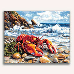 Lobster in a Rocky Cove - ColourCrash