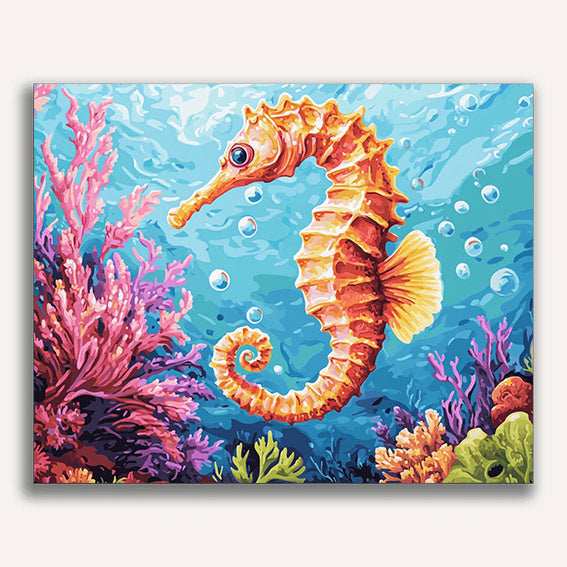 Seahorse Among Sea Fans - ColourCrash