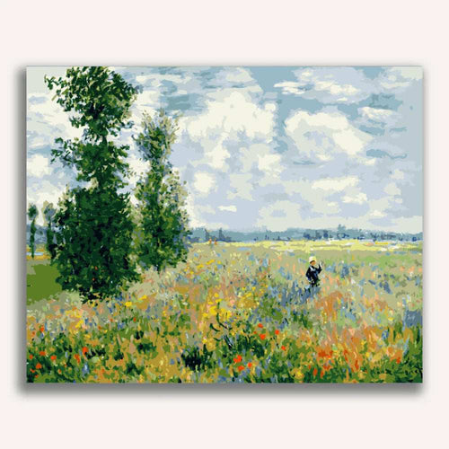 Monet-Poppy Field - ColourCrash