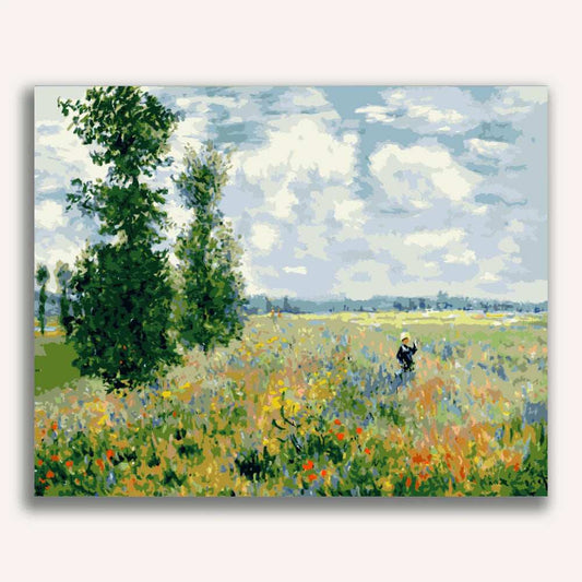 Monet-Poppy Field - ColourCrash