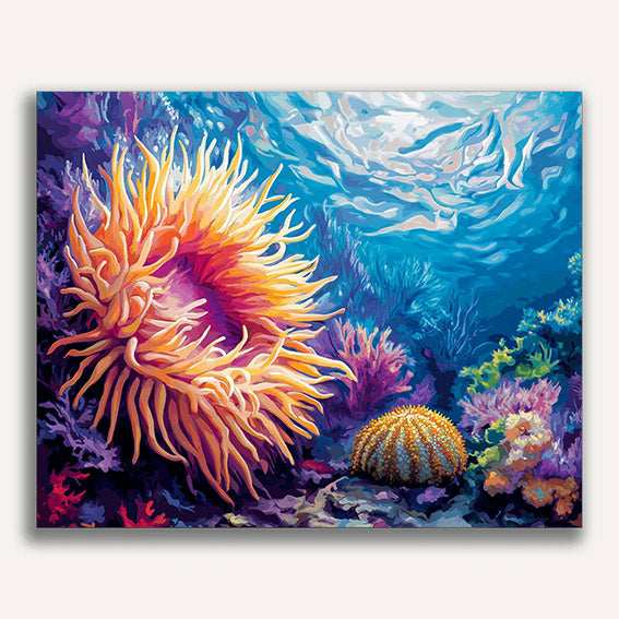 Sea Anemone and Sea Urchin - ColourCrash