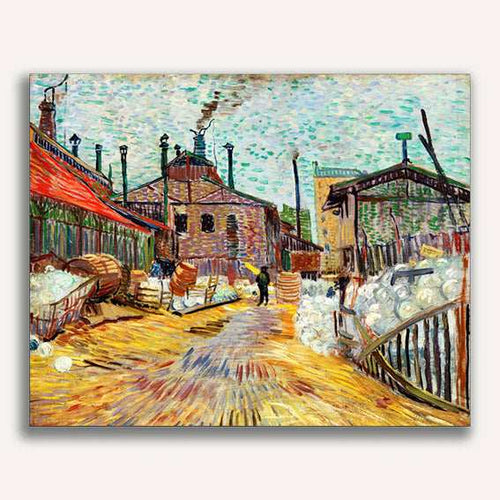 The Factory by Vincent Van Gogh - ColourCrash