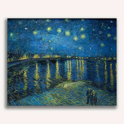 Starry Night Over the Rhône by Vincent Van Gogh - ColourCrash