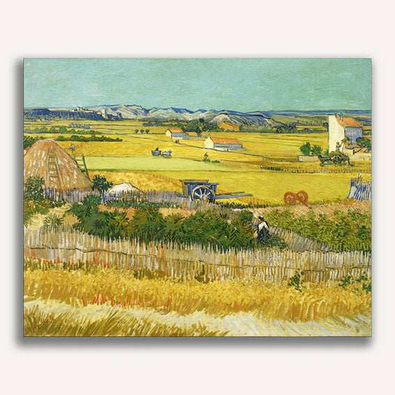 The Harvest by Vincent Van Gogh - ColourCrash