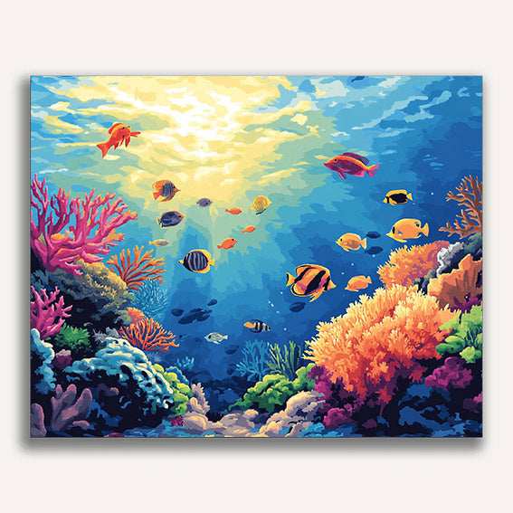 Coral Reef at Sunrise - ColourCrash