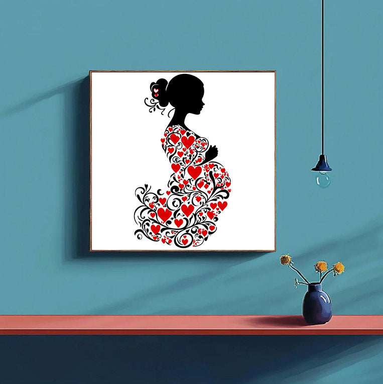 Maternity Flower Woman Paint by Numbers #06