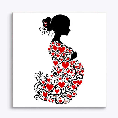 Maternity Flower Woman Paint by Numbers #06