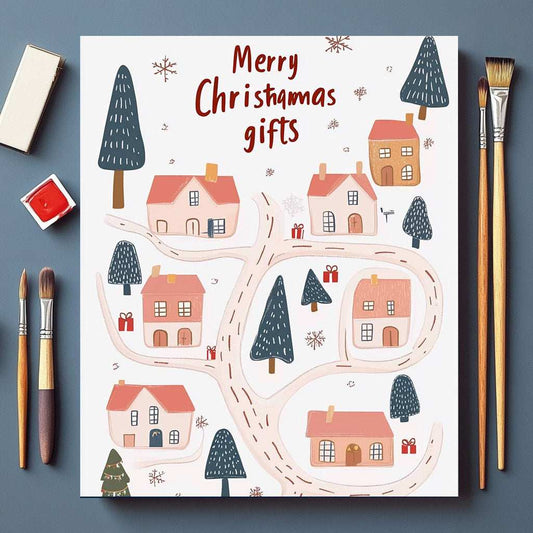 "Home for Christmas" Paint by Number Kit #28