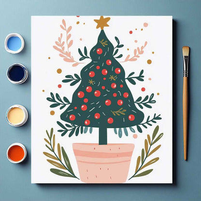 "Home for Christmas" Paint by Number Kit #39