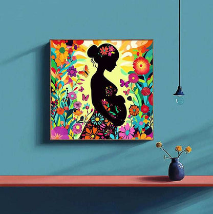 Maternity Flower Woman Paint by Numbers #08