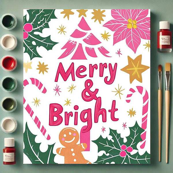"Home for Christmas" Paint by Number Kit #46