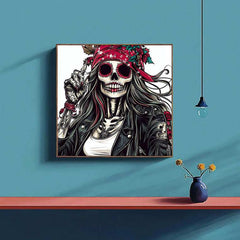 Skeletal Serenades Paint by Numbers #08