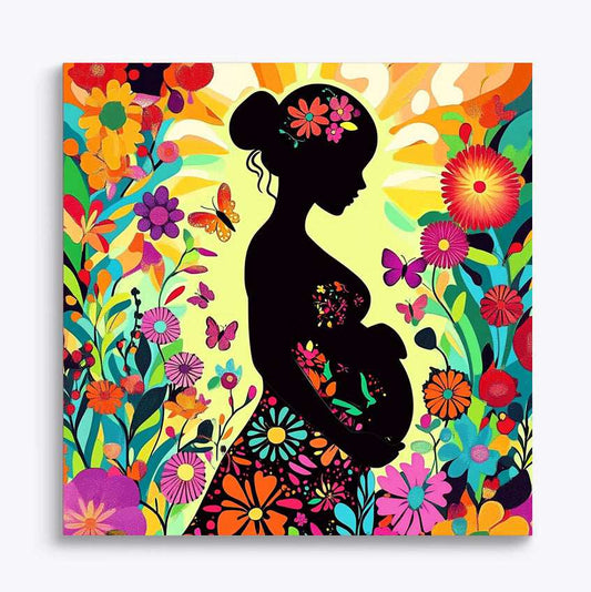 Maternity Flower Woman Paint by Numbers #08