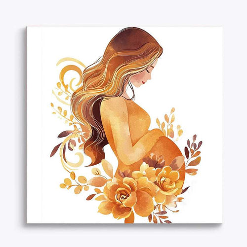 Maternity Flower Woman Paint by Numbers #09