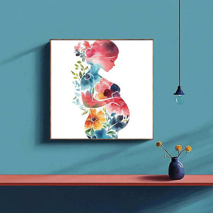 Maternity Flower Woman Paint by Numbers #10