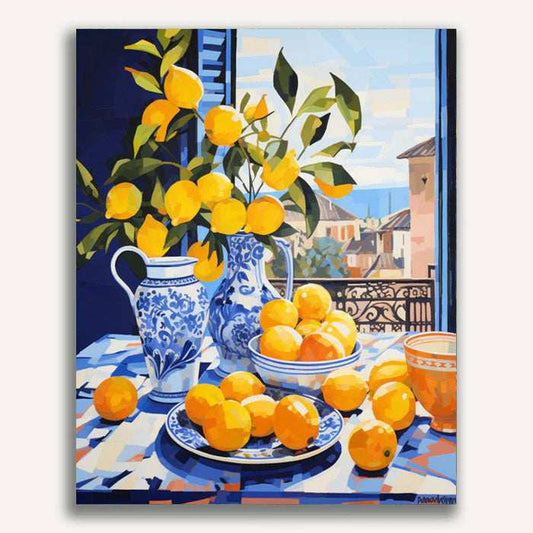 Lemons on the table - ColourCrash