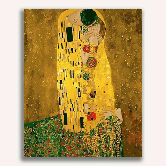 The Kiss - Gustav Klimt - ColourCrash