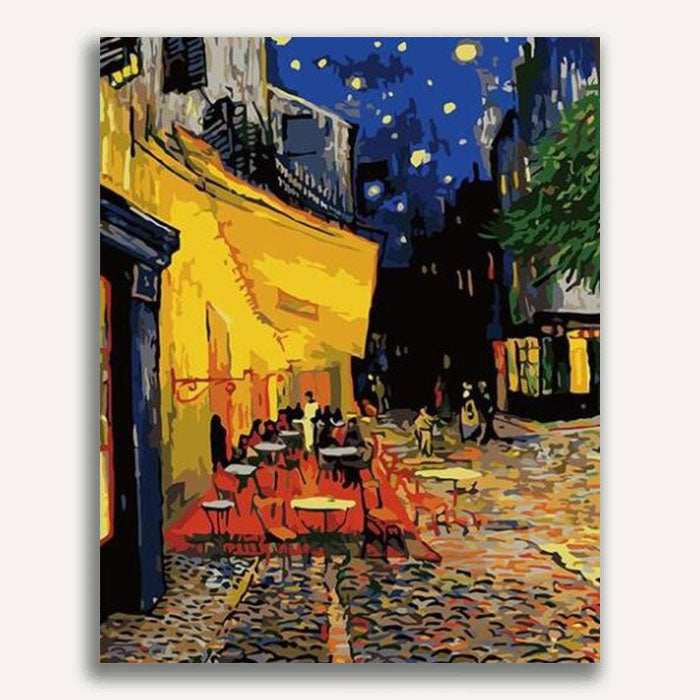 Alfresco Café at Night - Vincent van Gogh - ColourCrash