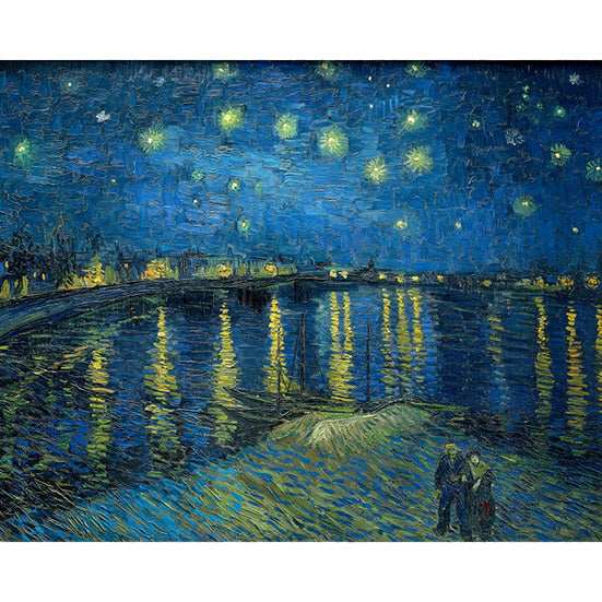 Starry Night Over the Rhône by Vincent Van Gogh - ColourCrash