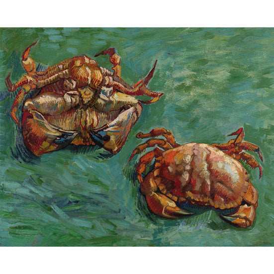 Two Crabs by Vincent Van Gogh - ColourCrash