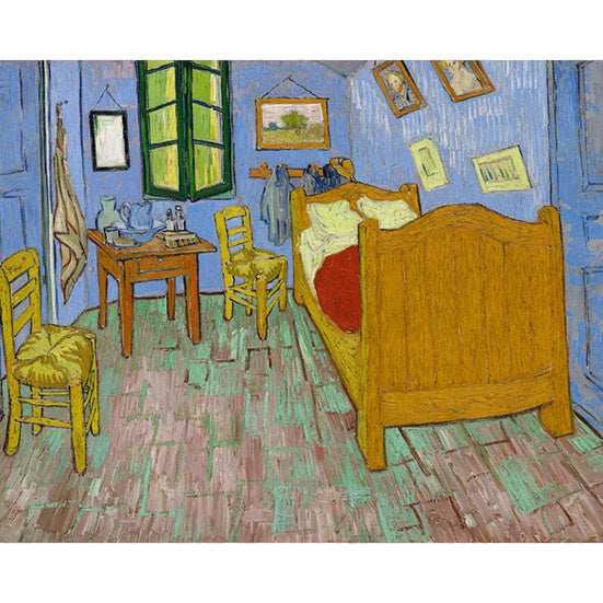 The Bedroom in Arles by Vincent Van Gogh - ColourCrash