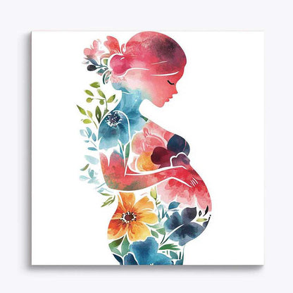 Maternity Flower Woman Paint by Numbers #10