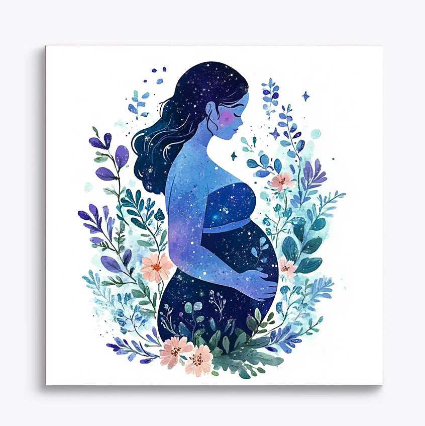 Maternity Flower Woman Paint by Numbers #11