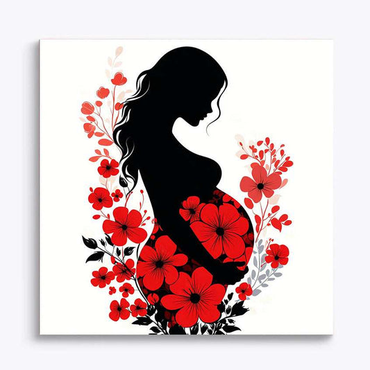 Maternity Flower Woman Paint by Numbers #13